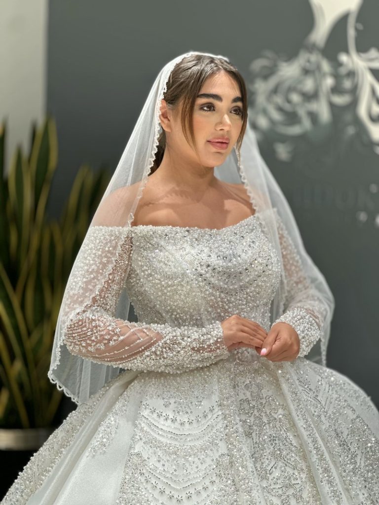 لباس عروس عربی مدل الیزابت