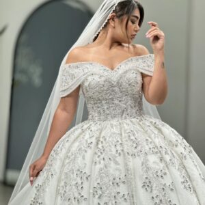 لباس عروس عربی مدل هلن طراحی مجلل و لاکچری