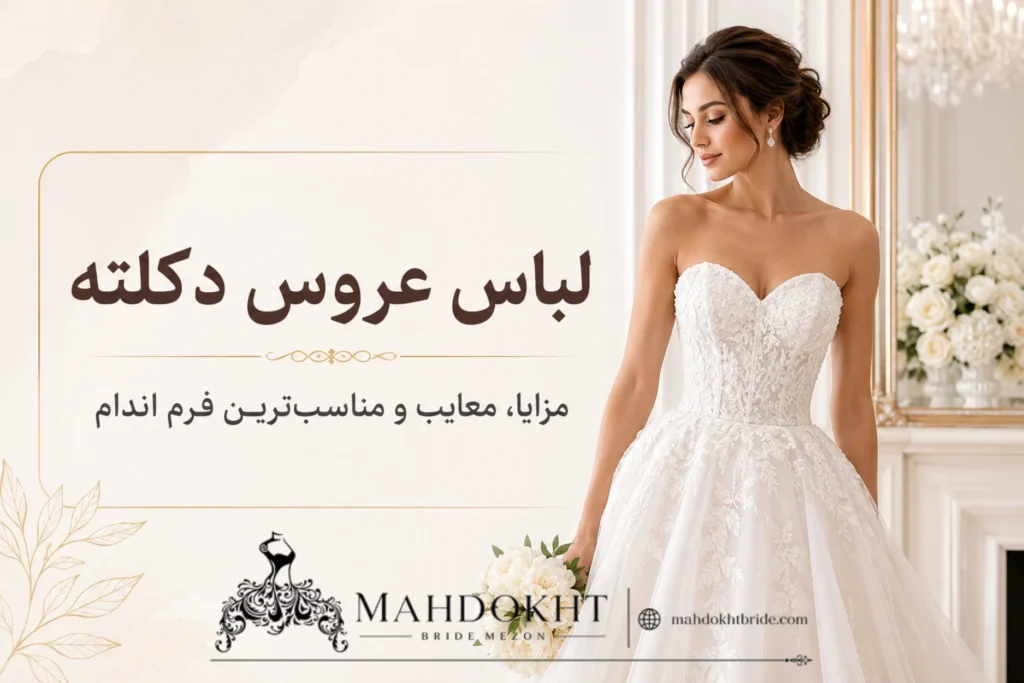 لباس عروس دکلته