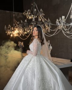 مدل لباس عروس شقایق