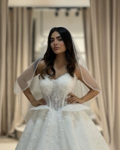 مدل لباس عروس مهرسانا